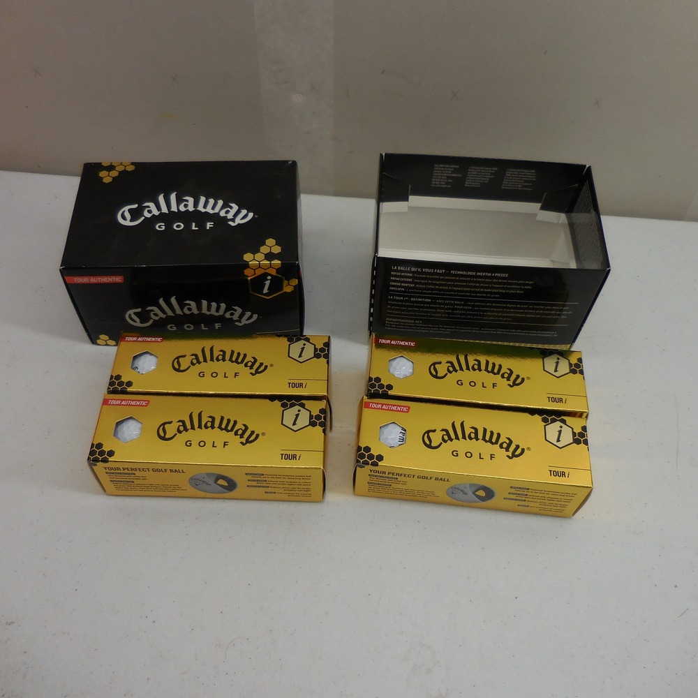 Callaway Golf Tour i Golf Balls 1 Dozen 12 Balls 4-Piece Inertia Technology New